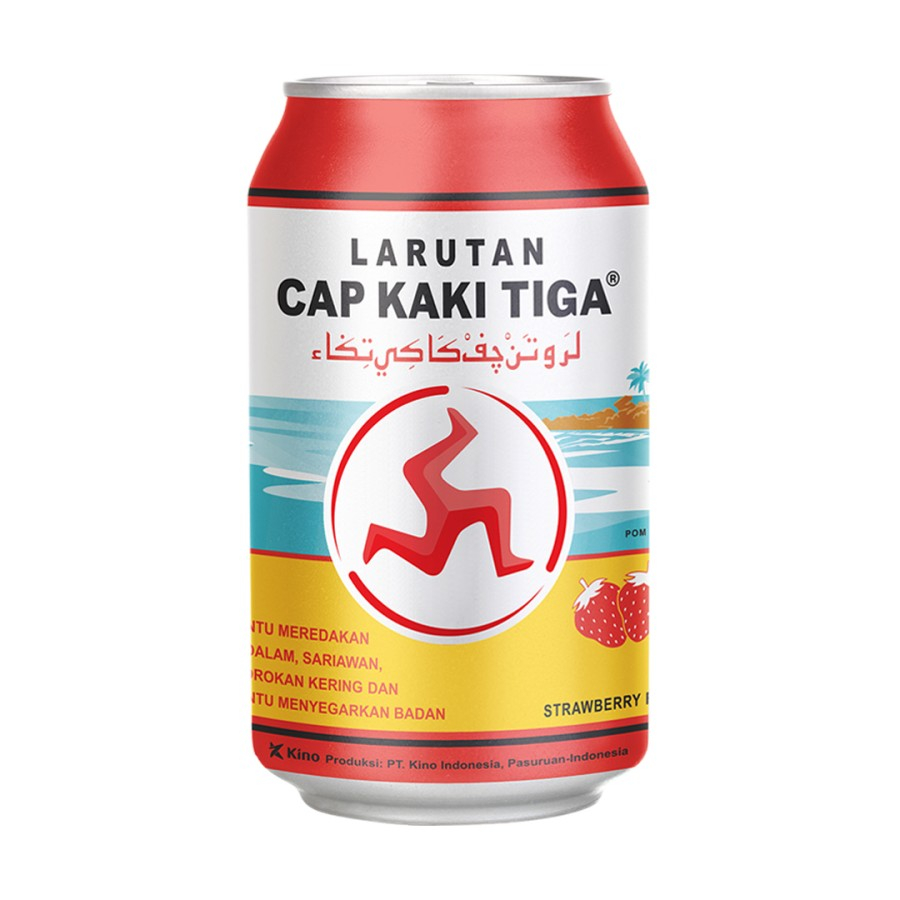 

Cap Kaki Tiga Rasa Strawberry Kaleng 320ml