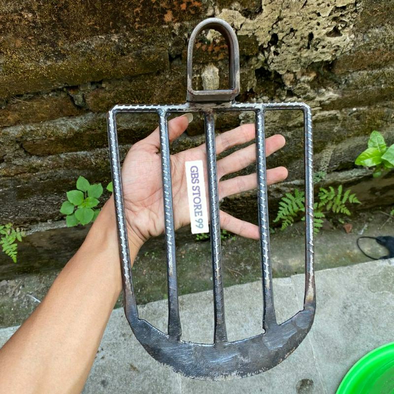 cangkul baja ulir asli baja - Cangkul pertanian sawah anti lengket