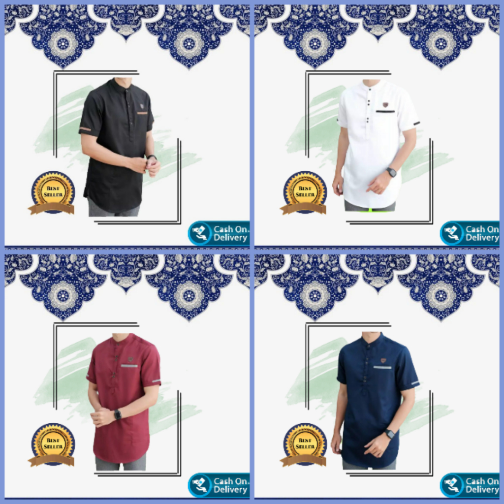 BAJU KOKO REMAJA KURTA LENGAN PENDEK TERBARU