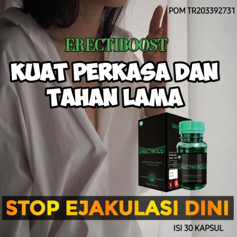 Obat Kuat Pria Tahan Lama Erectibost Premium Anti Ejakulasi Herbal Alami Bpom