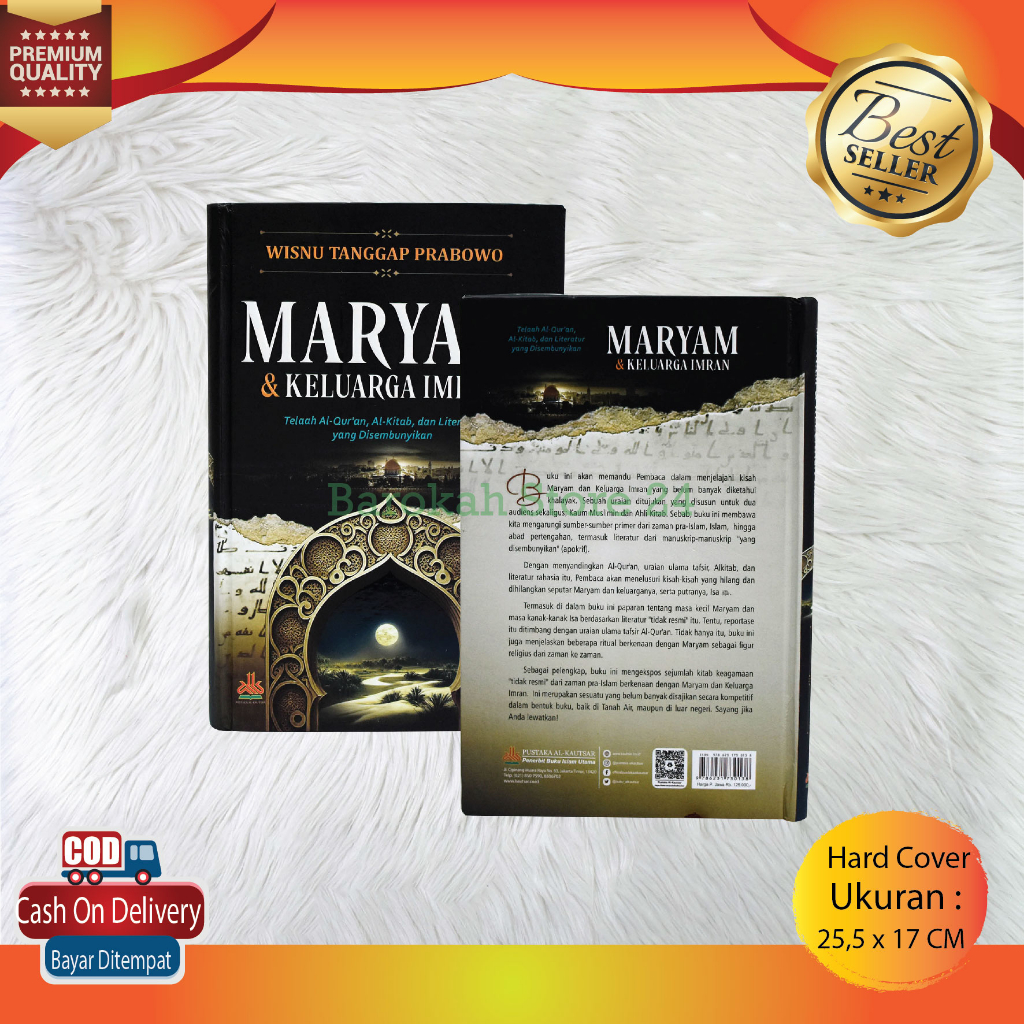 Asli  Buku Maryam & Keluarga Imran Hard Cover Al Kautsar Novel Cerita Sejarah Nabi  Anak Terbaru Buk