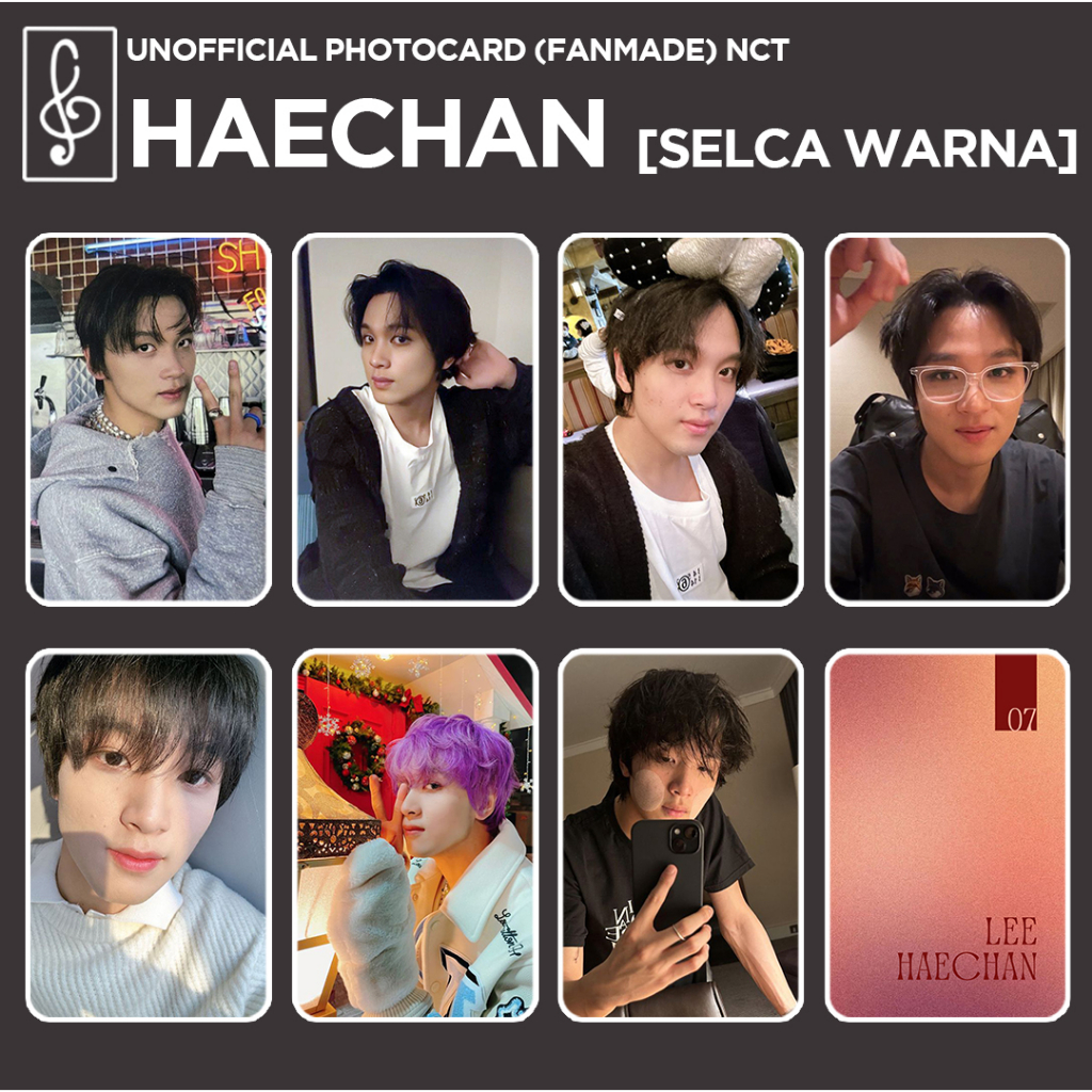 [SELCA WARNA] HAECHAN UNOFFICIAL PHOTOCARD