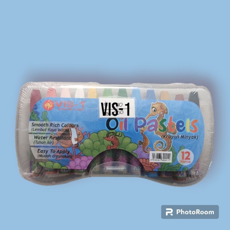 

Crayon/Oil Pastel 12 Warna VIS-1 (Isi 12 pcs)