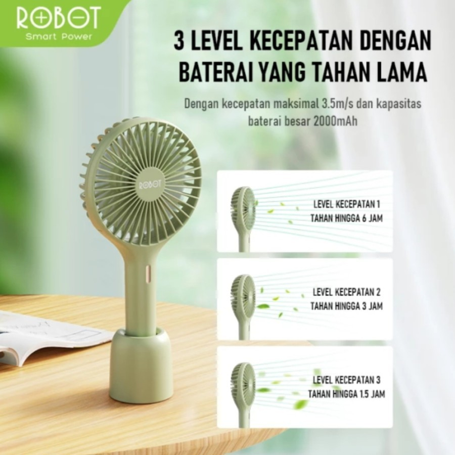 Robot Portable Mini Fan Kipas Angin Mini Robot BF17