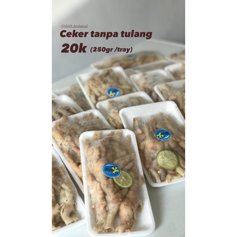 

ceker tanpa tulang fresh