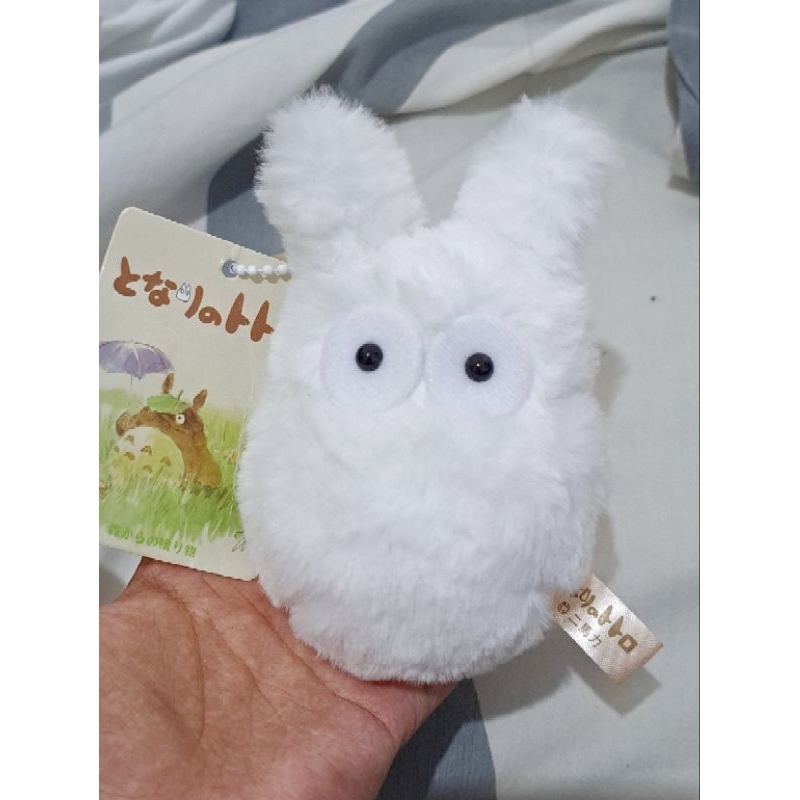 [BOOKED] boneka plush totoro putih tarik getar ghibli