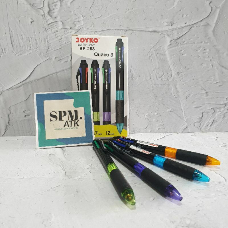 

Pen Joyko BP-288 Quaco / Pen 4 Warna