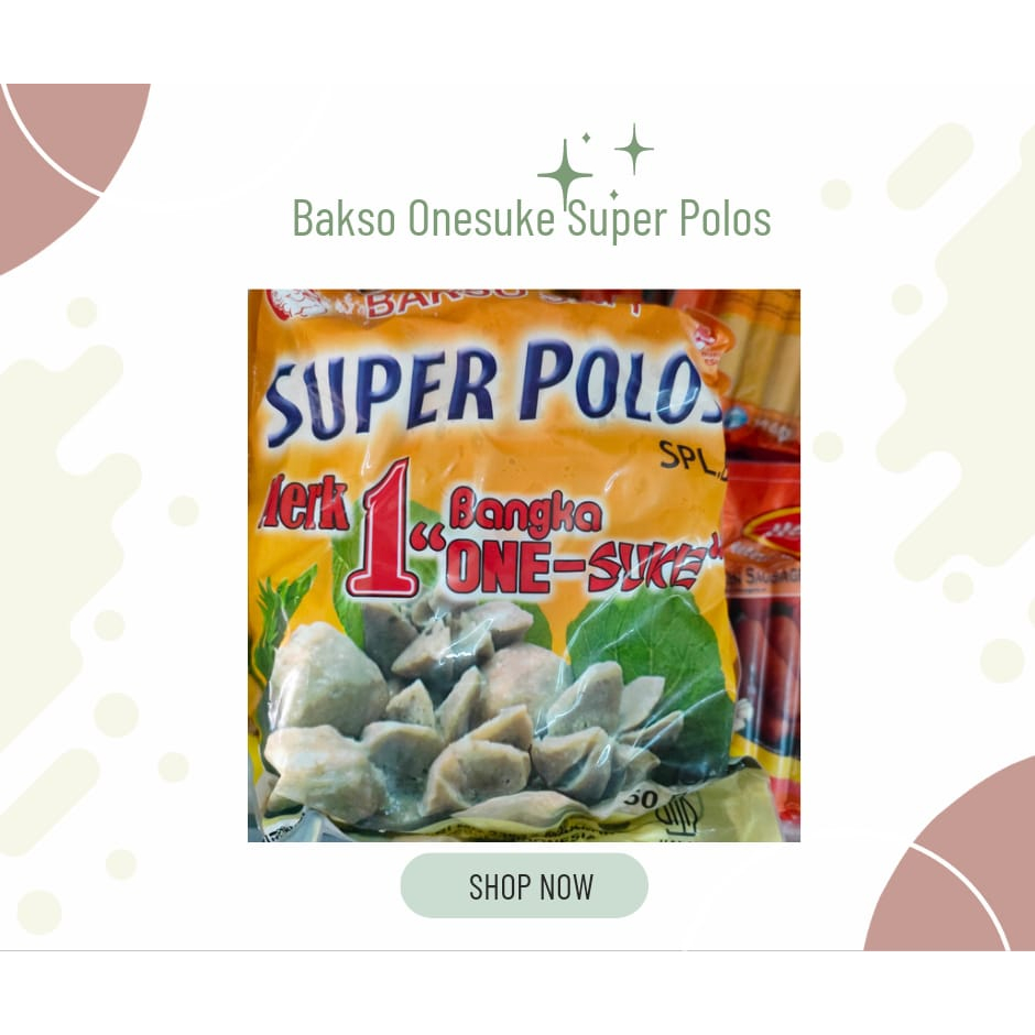 

Bakso one suke Super Polos isi 50 Splb