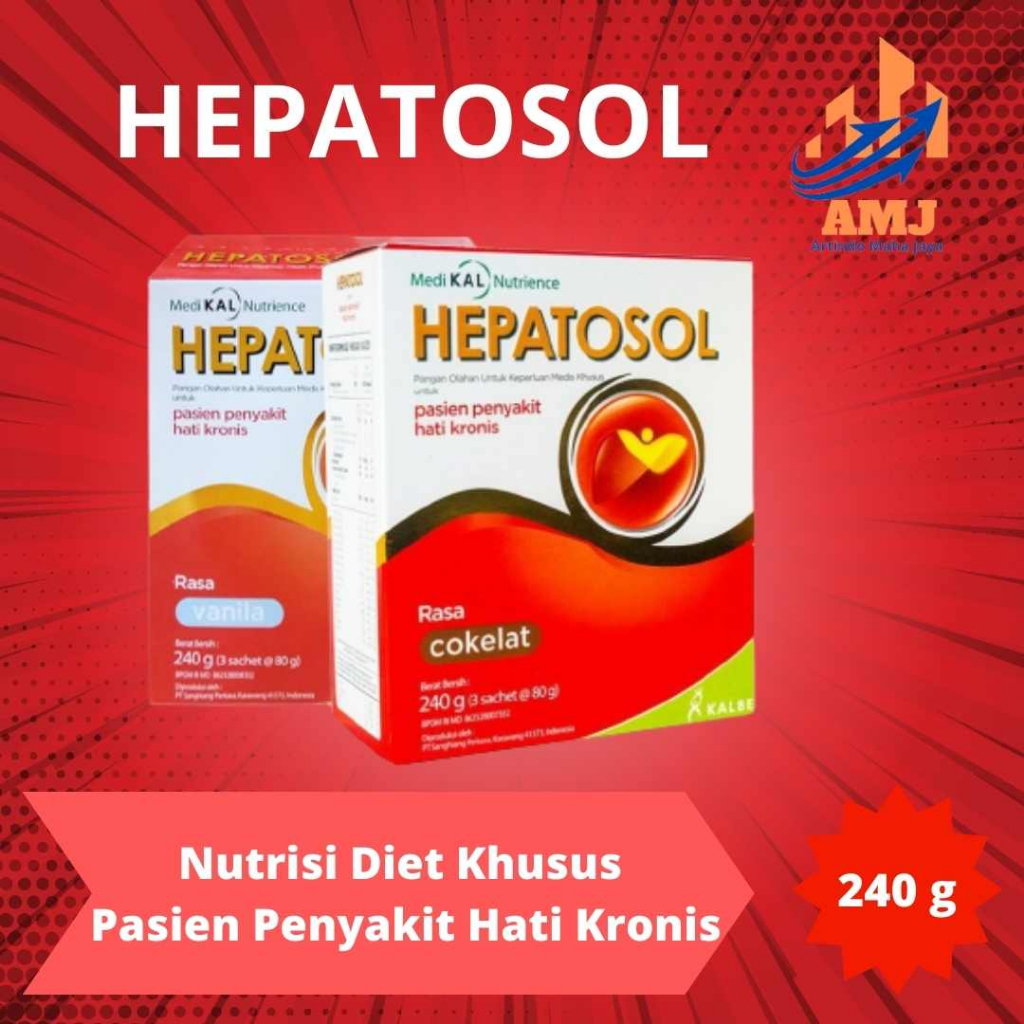 

HEPATOSOL - COKLAT & Vanila - Nutrisi Penderita Penyakit Hati Kronis