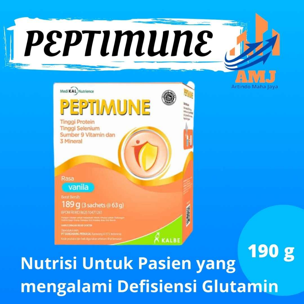 

Peptimune Vanila 189 gram - Susu Untuk Optimalkan Sistem Imun Tubuh