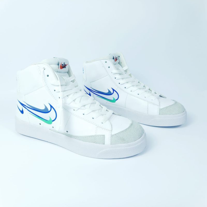 Sepatu Blazer Vintage 77 Mid Double swoosh Putih Mid 100% BNIB GLobal