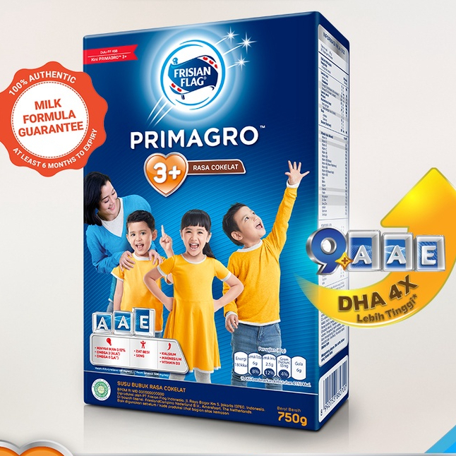 Frisian Flag Primagro 3+ Cokelat 750 gr