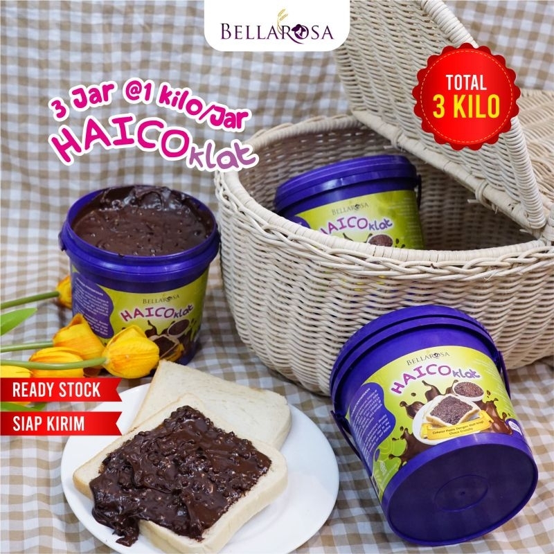 

Paket 3pcs Choco crunch Bellarosa coklat selai roti 1kg x 3pcs