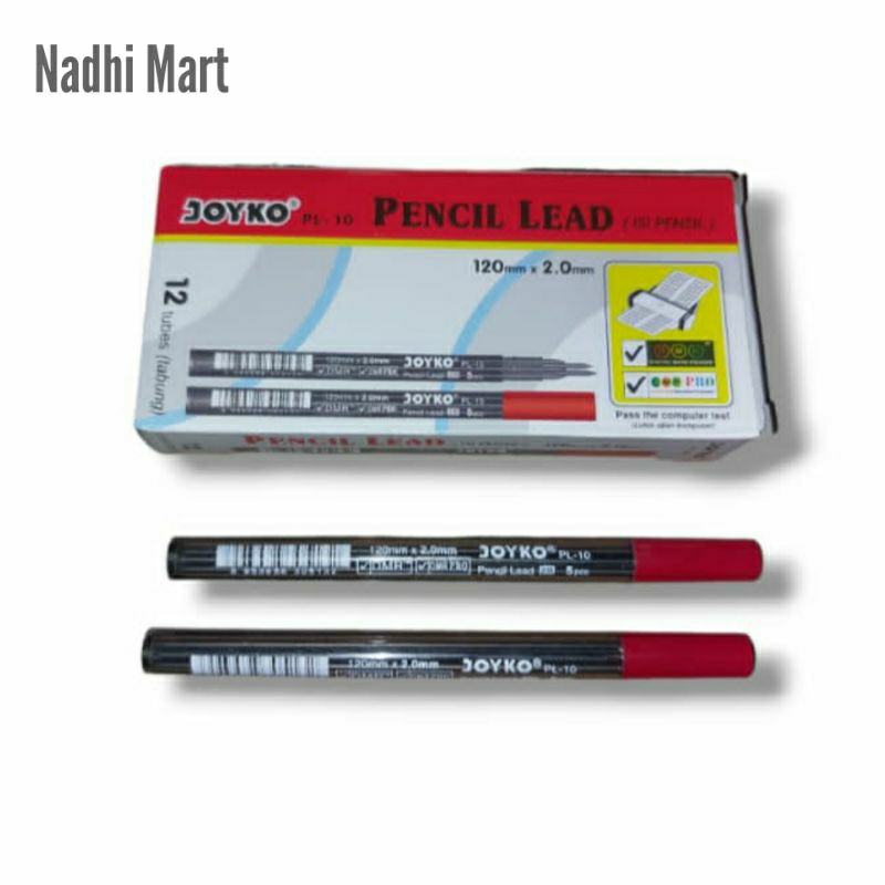

JOYKO ISI PENSIL MEKANIK 2B / REFIL PENSIL MECH JOYKO 2B 2.0 PL-10