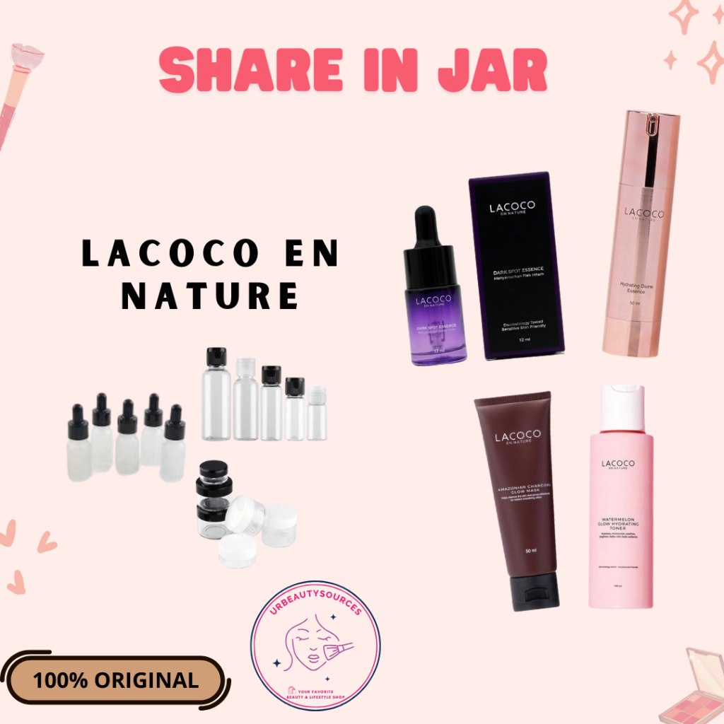 SHARE IN JAR Lacoco Series Dark Spot Essence Amazonia Clay Mask Hydrating Divine Essence Watermelon 