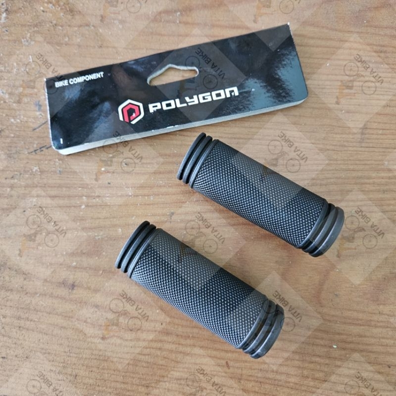 Handle Grip Handgrip Sepeda Pendek Polygon Hanfat Sepeda Operan Gas Kanan Kiri