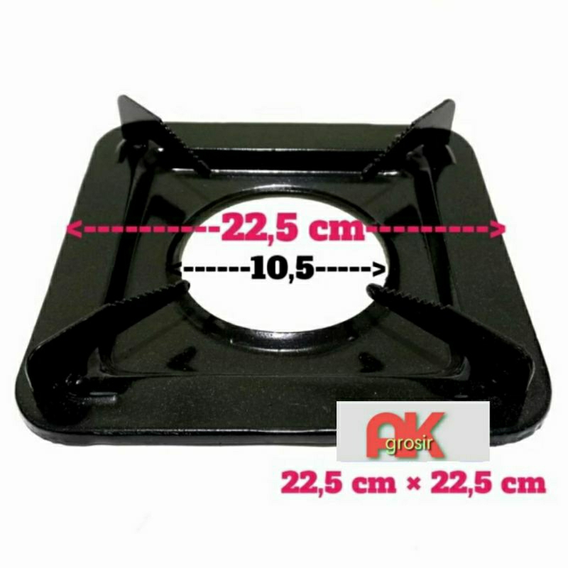 Tatakan kompor model Hitachi hitam , Nampan dudukan kompor gas Hitachi TDC