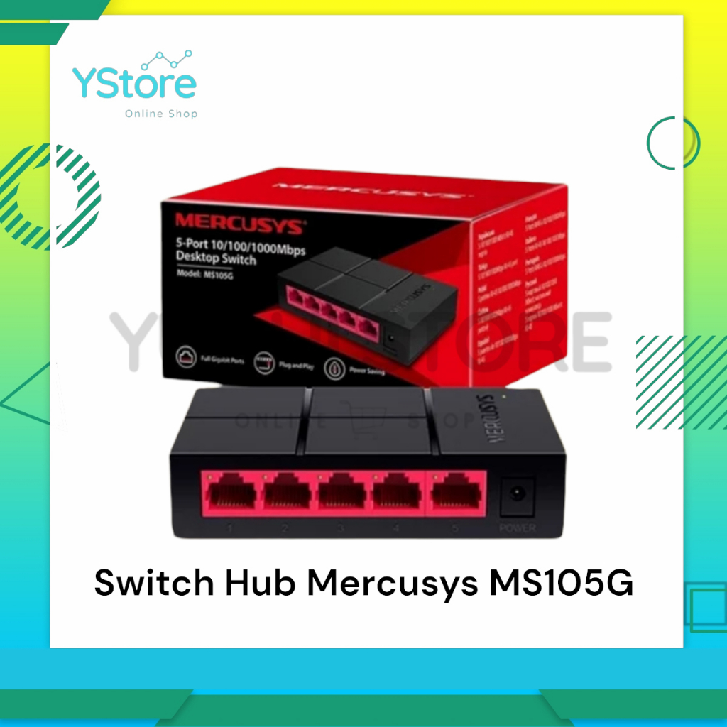 Switch Hub Mercusys MS105G 5 Port Gigabit