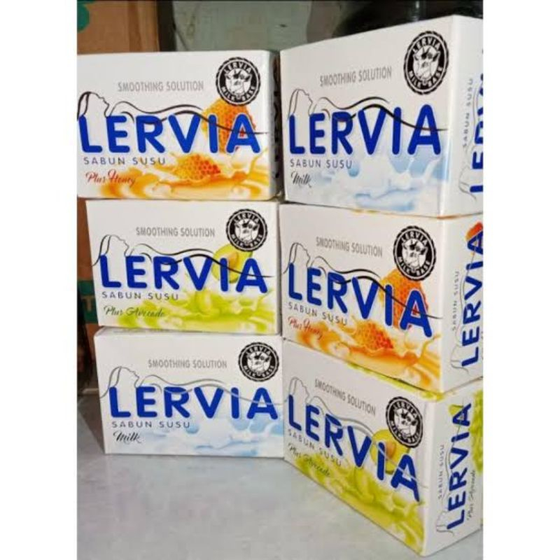 SABUN LERVIA BATANG SABUN SUSU KAMBING 90gr / LERVIA Sabun Batang 90 gr / Sabun Batang Lervia Sabun 
