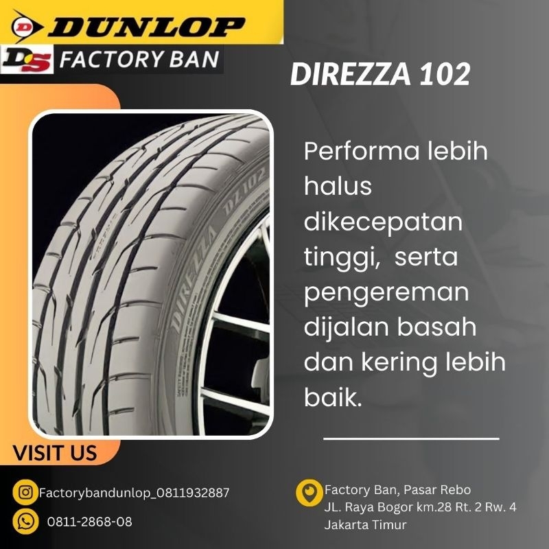 Ban Dunlop 195/50 R16 Direzza