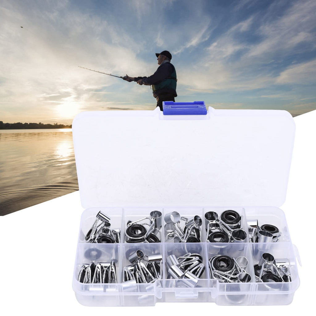 7Pcs Ring Guide Joran Teleskopik Baja Tahan Karat / Cincin Joran Antena / Aksesoris Joran Pancing