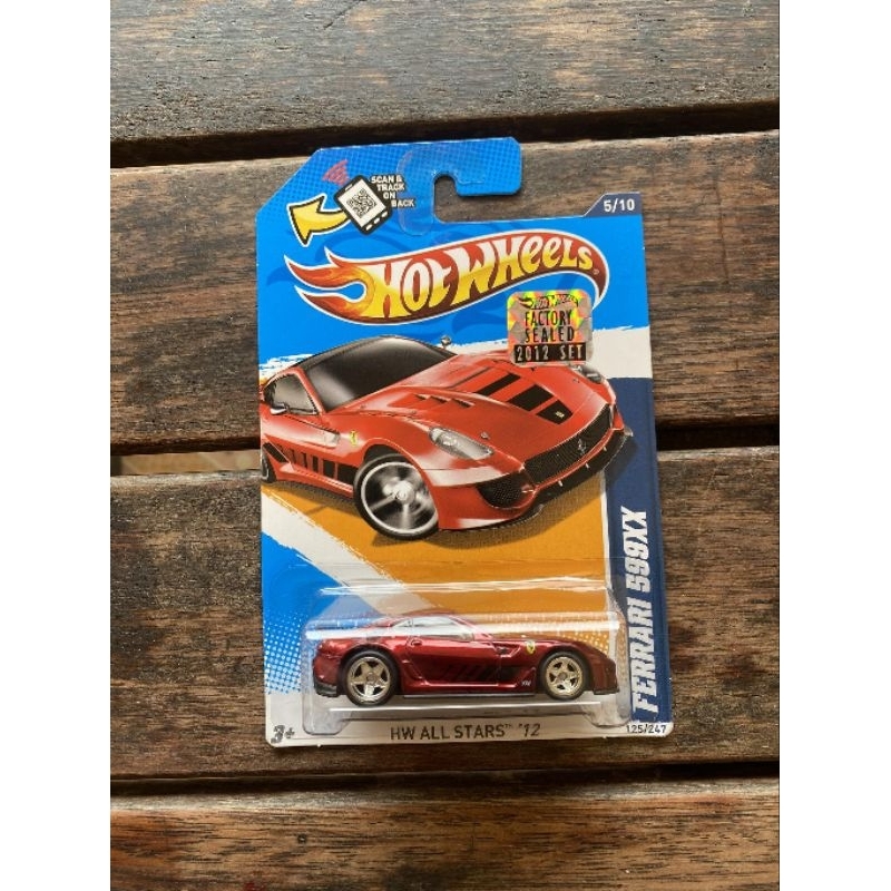 Hot Wheels Super Treasure Hunt (STH/THS) Ferarri 599xx Factory Sealed 2012