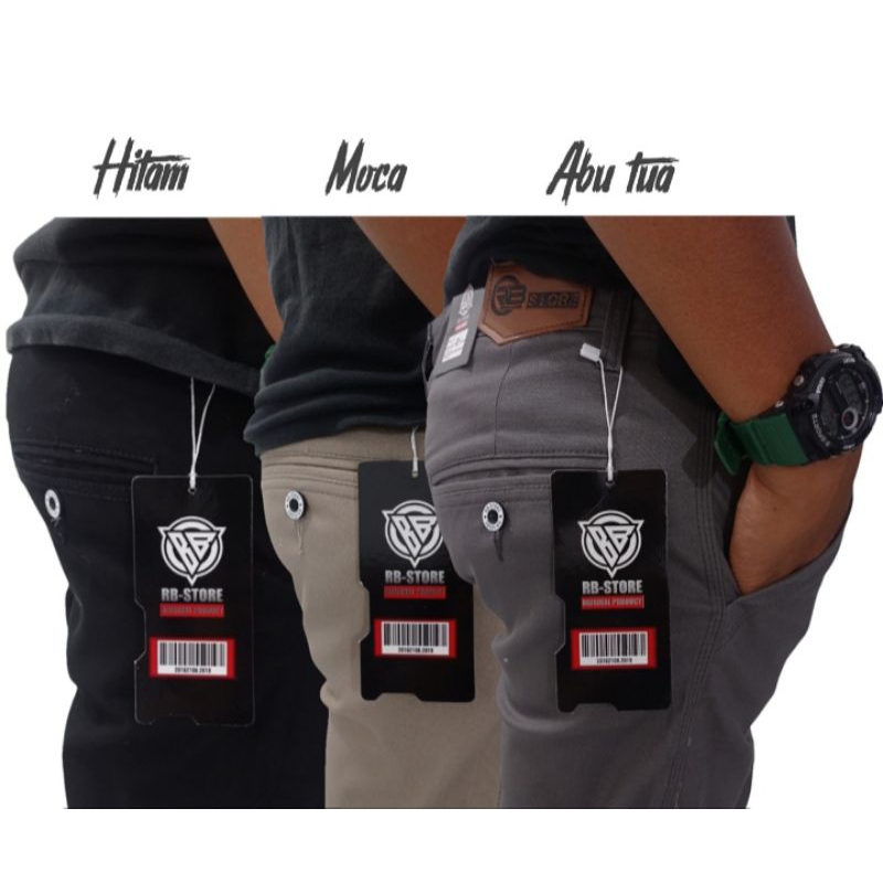 CELANA CHINO PANJANG PRIA DEWASA SLIMFIT PENSIL PREMIUM DISTRO - CELANA PANJANG PRIA KAIN MELAR - CE