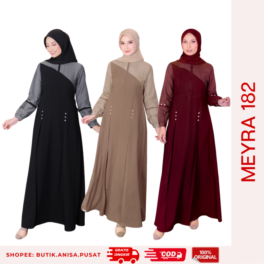 SEPLY MEYRA 182 Gamis Muslimah