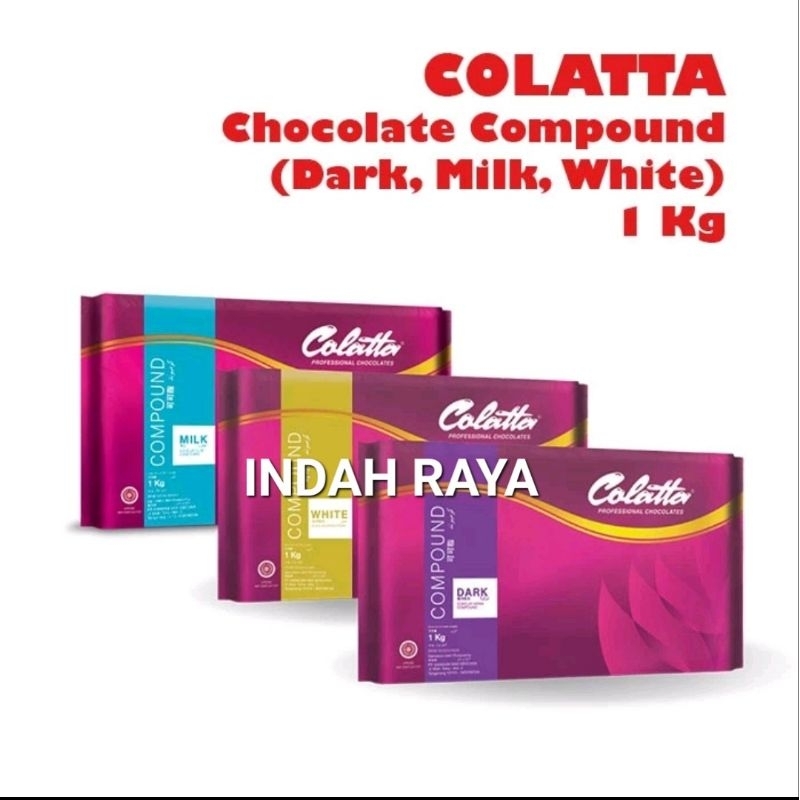 

COLATTA CHOCOLATE COMPOUND DARK & MILK, cokelat blok 1kg