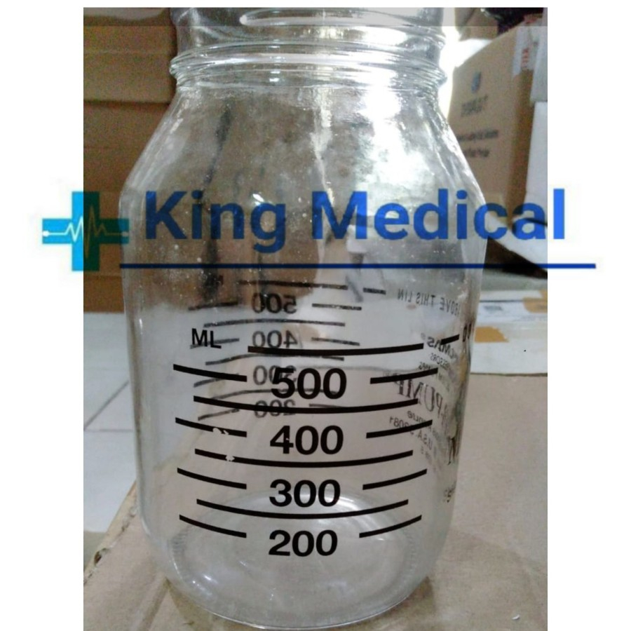 Botol Kaca 500ml Suction Pump Thomas 1132D