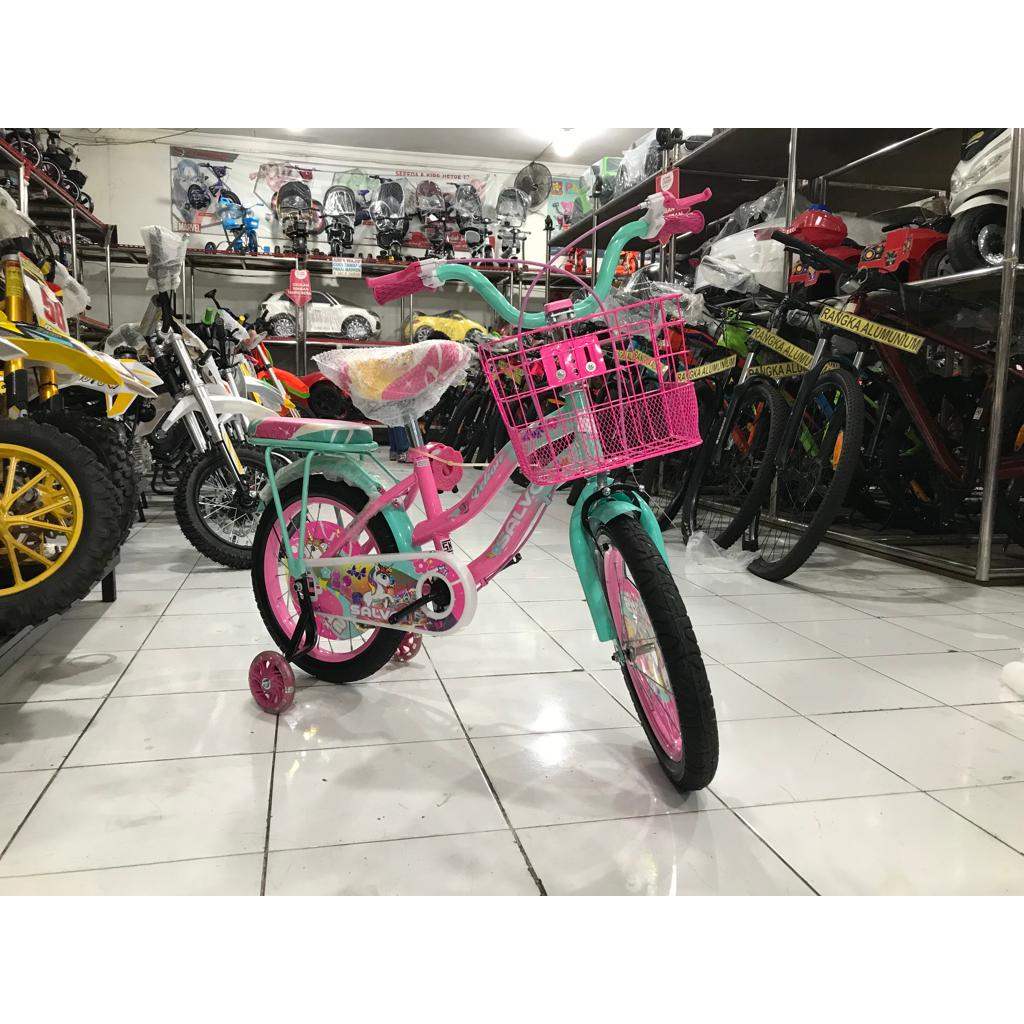 SEPEDA ANAK MINI 16 VELION SALVO/sepedaanakmini/sepedaminimurah