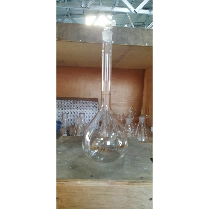 Labu ukur 1000ml Pyrex class A