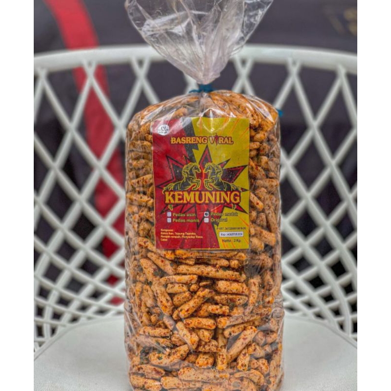 

Basreng pedas 1 ball (1.8kg)