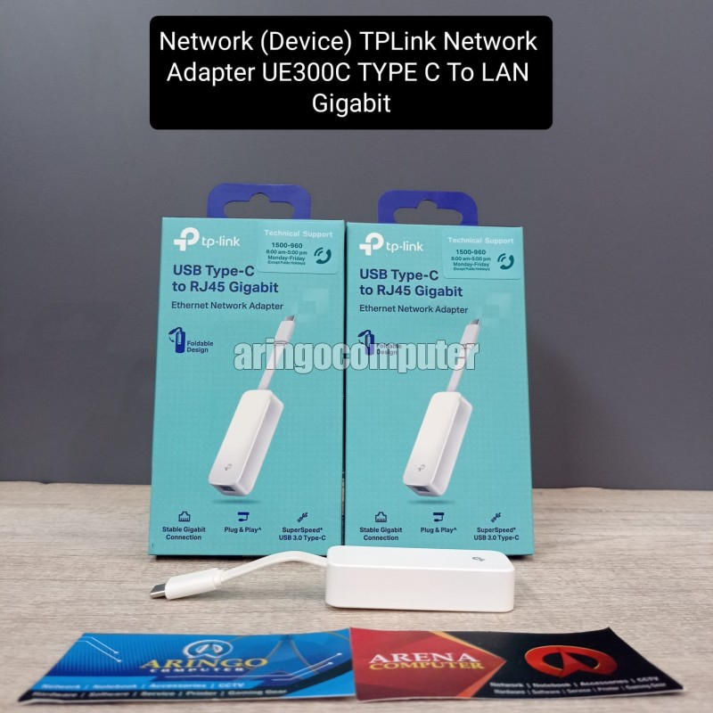 Network (Device) TPLink Network Adapter UE300C TYPE C To LAN Gigabit