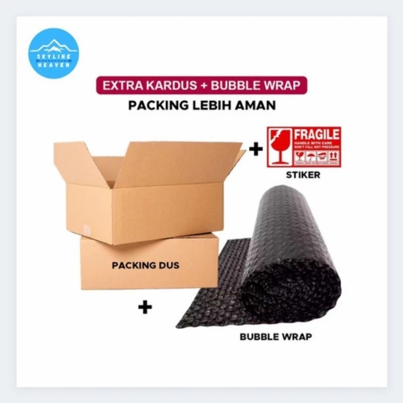 

DOBLE KARDUS + BUBBLEWRAP