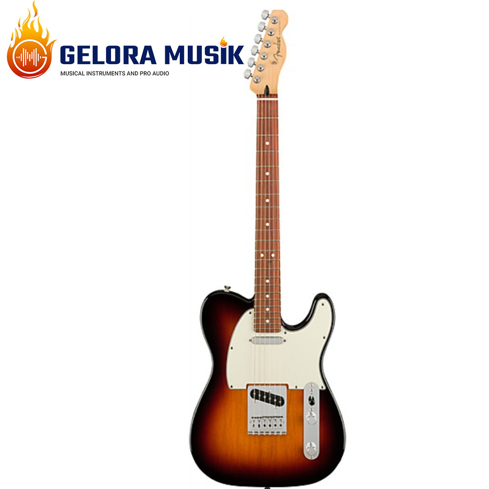 Gitar Elektrik Fender Player Telecaster, Pau Ferro FB, 3-Tone Sunburst