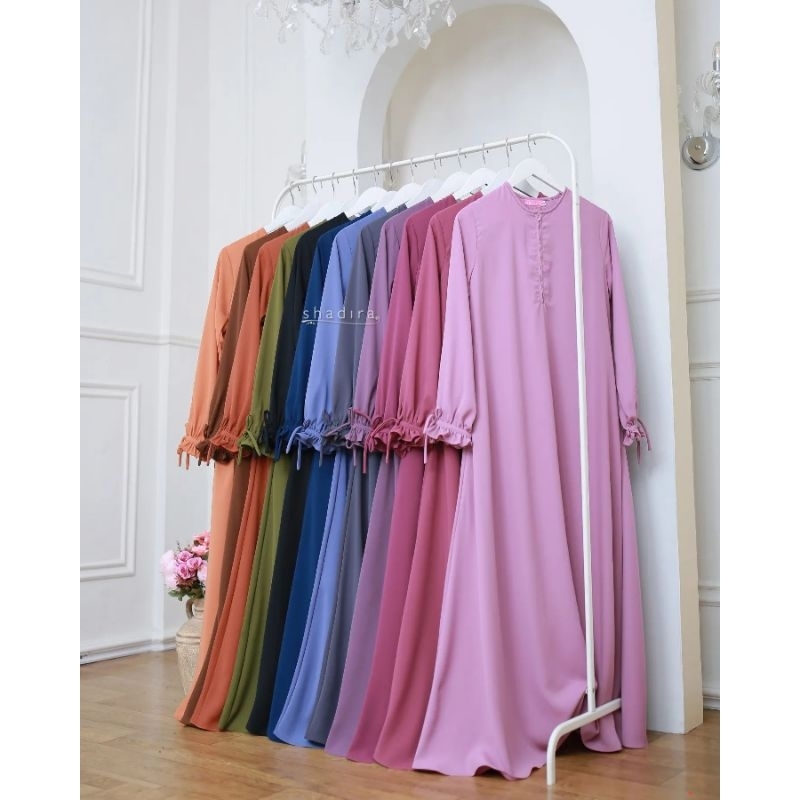 READY RAFEEQA DRESS BY SHADIRA GAMIS SYARI/GAMIS BUSUI/GAMIS MURAH/GAMIS TERBARU