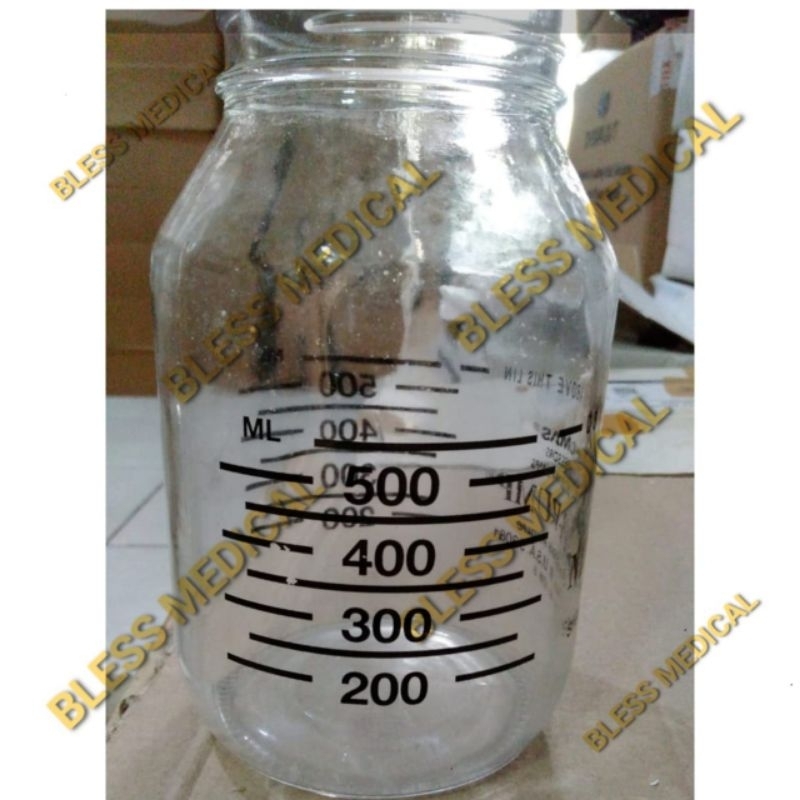 Botol Kaca 500ml Suction Pump Thomas 1132D