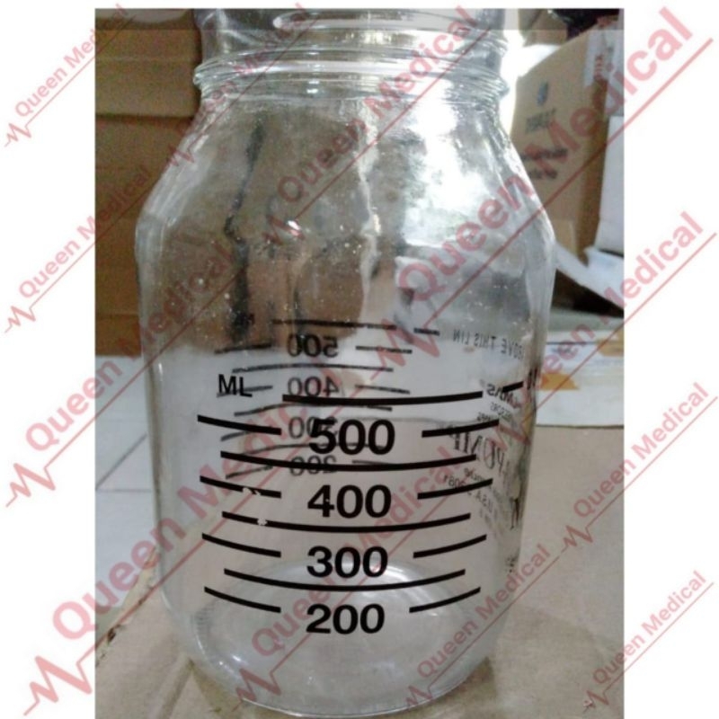 Botol Kaca 500ml Suction Pump Thomas 1132D