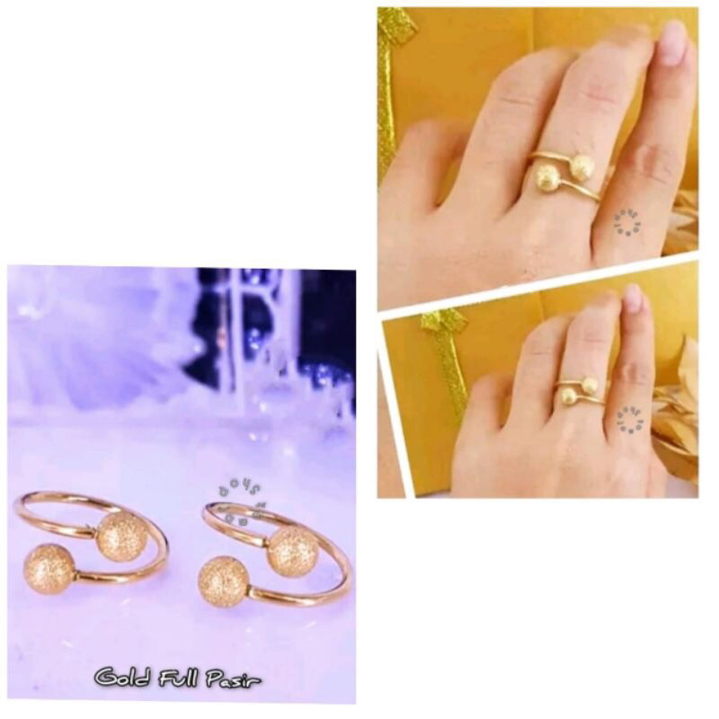 CINCIN TITANIUM BOBA PASIR BOLA FULL PASIR