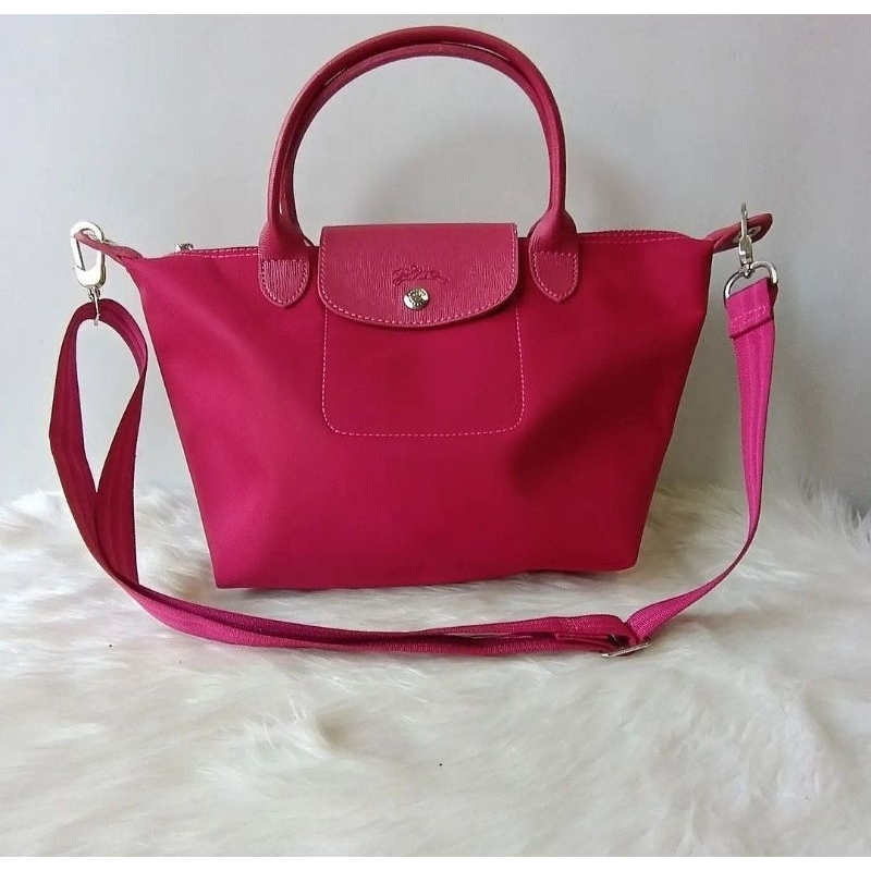 Tas wanita LC original merah fuschia small