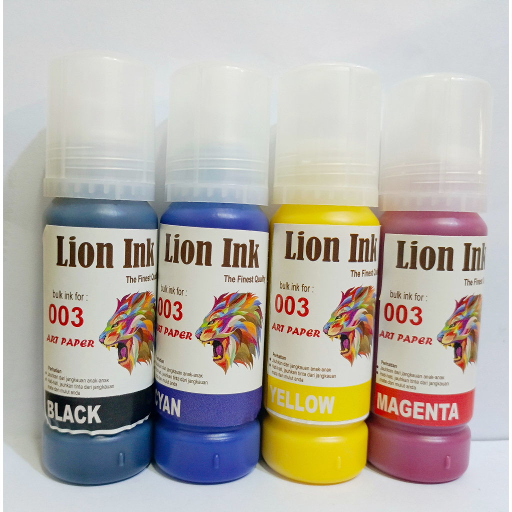 TINTA ART PAPER 003 EPSON L3110 L3150 L1110 L5190 LION INK