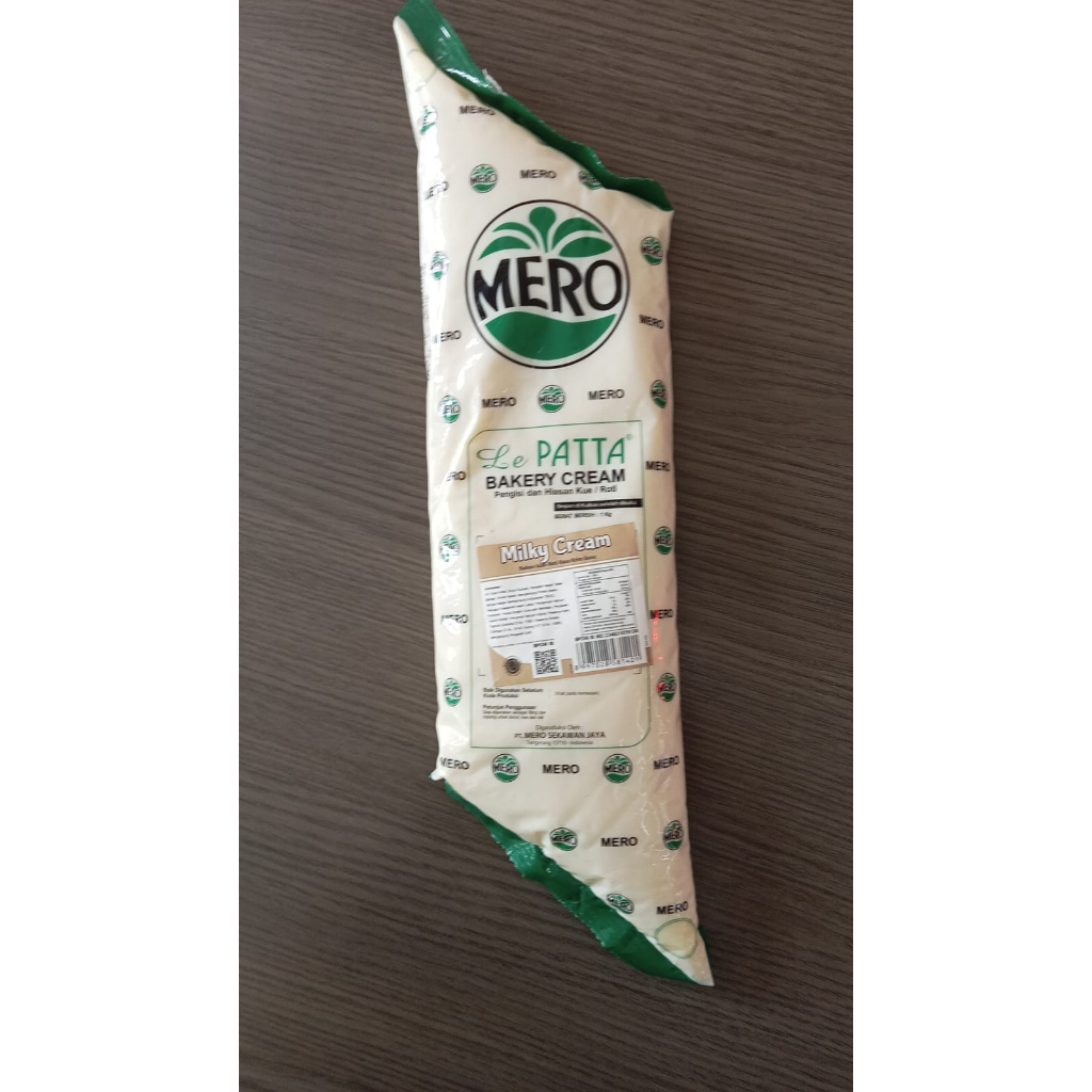 Mero Le Patta Milky Cream Susu 1kg filling isian roti kue