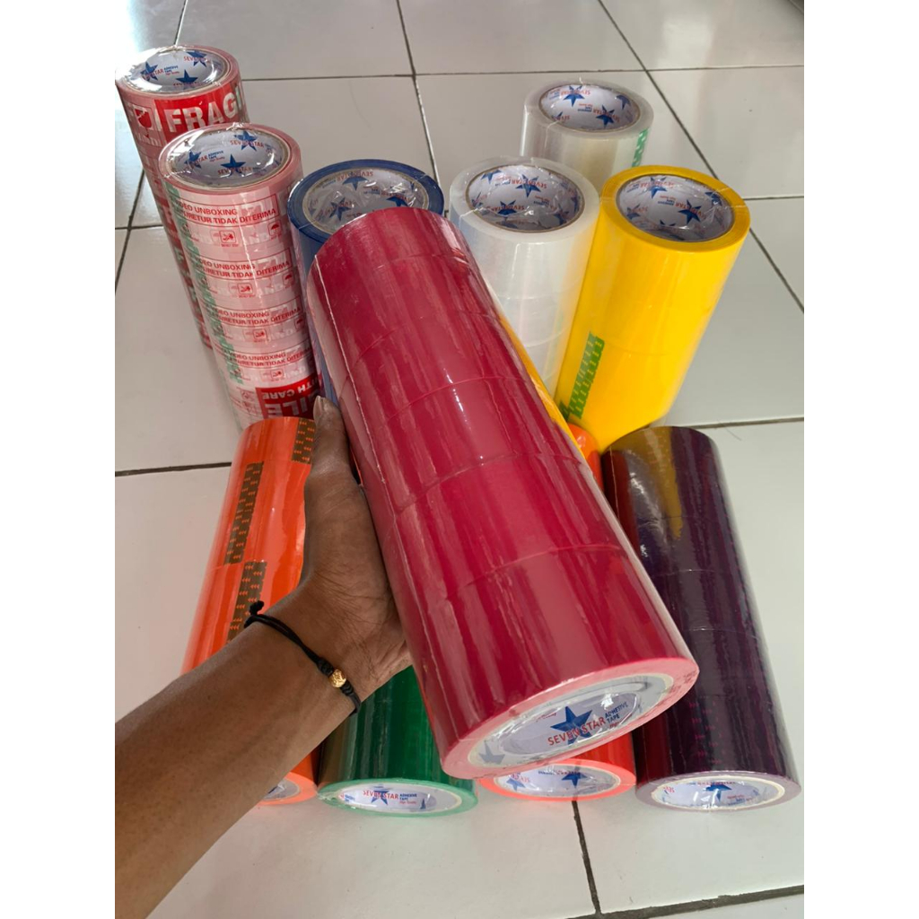 Lakban Warna Lakban Warna Warni 6 pcs