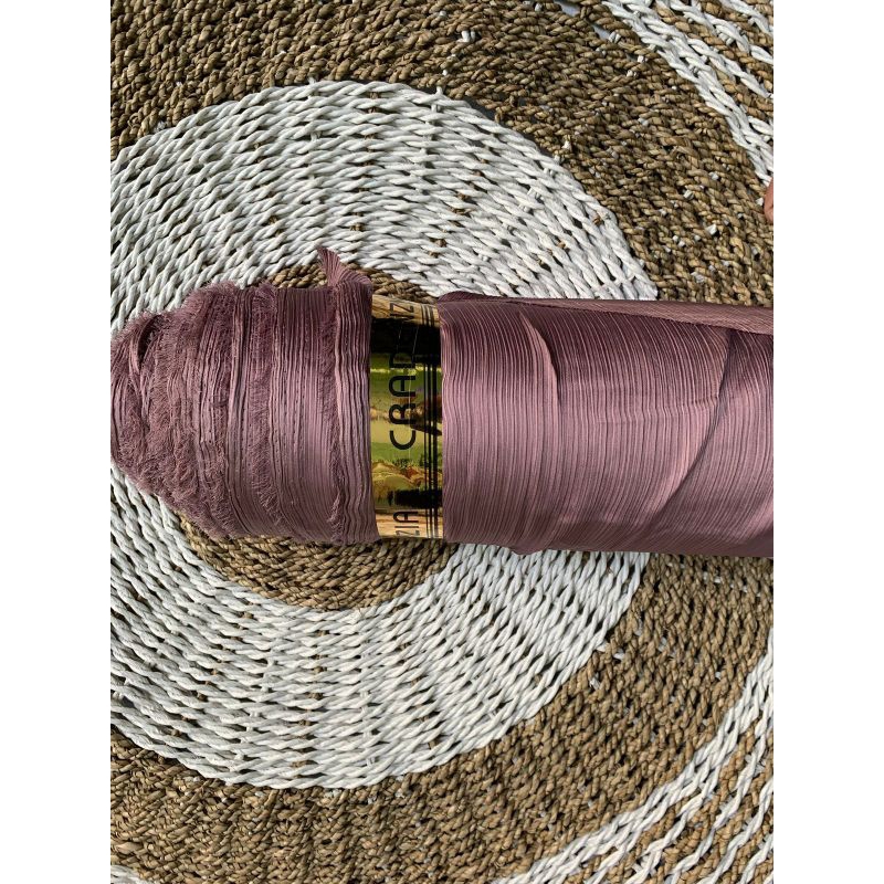 TERMURAH KAIN CRADENZA SILK/ SATIN CRINKLE
