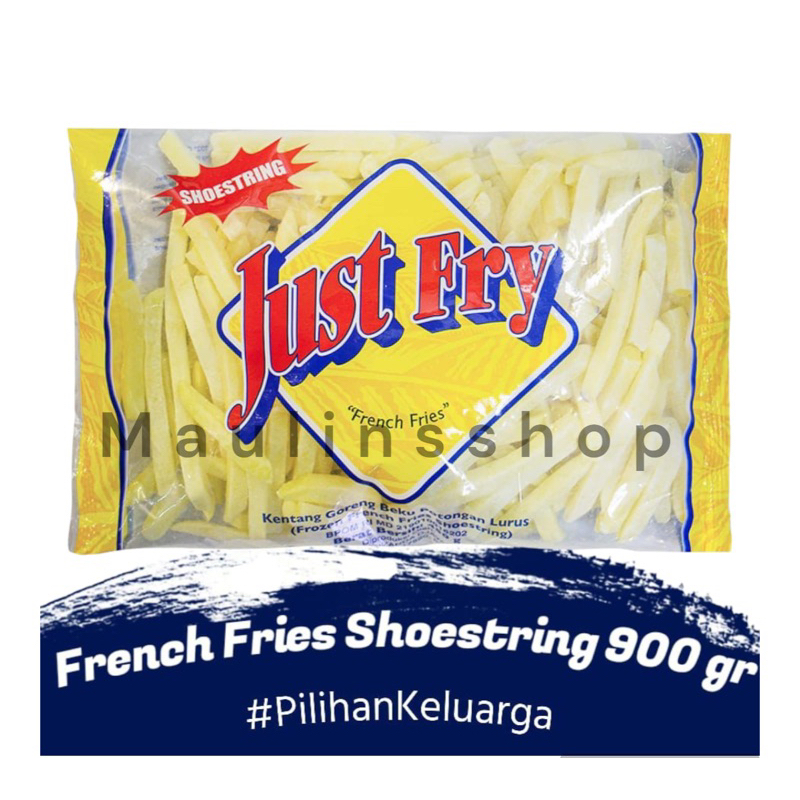 

Just fry Kentang Goreng / Shoestring French Fries 450 gr dan 900 gr