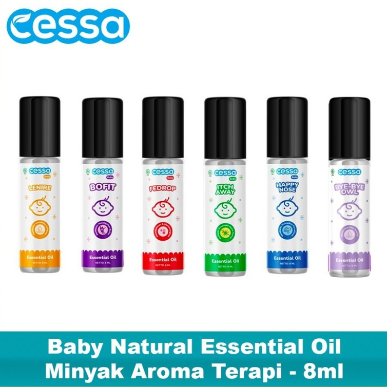 CESSA Baby (0 - 3 Tahun) Essential Oil 5ml / 8 ML - Minyak Oles Bayi - Fever Drop , Cough n Flu / Ha