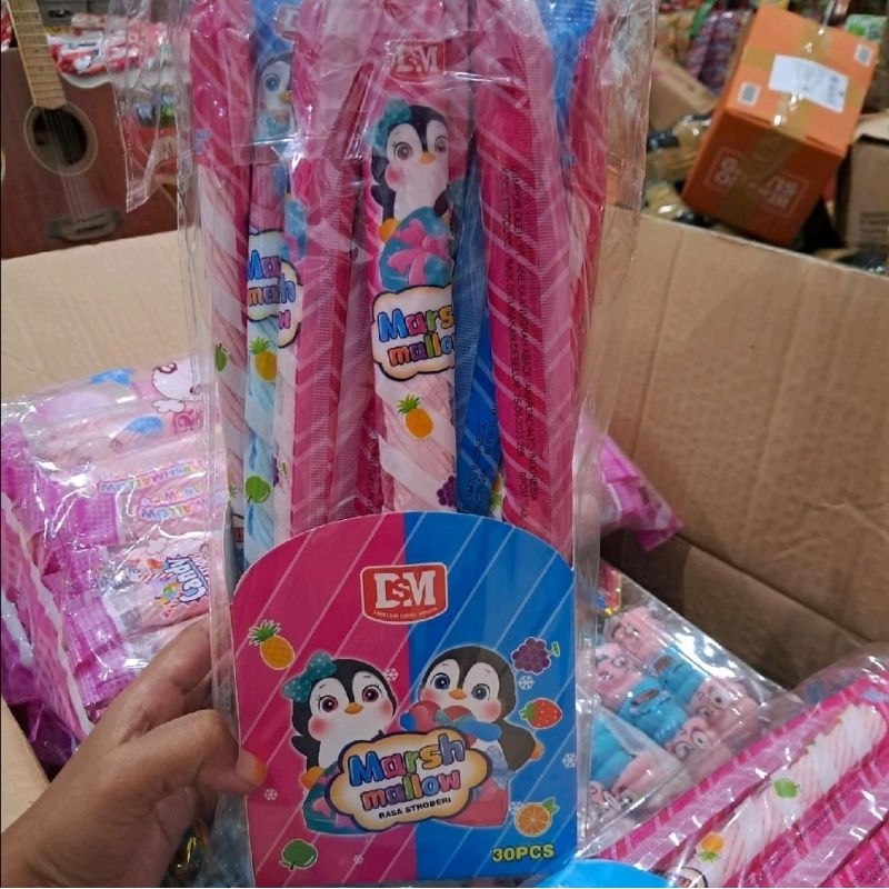 

MARSHMALLOW DSM RASA STROBERI ISI 30 PCS