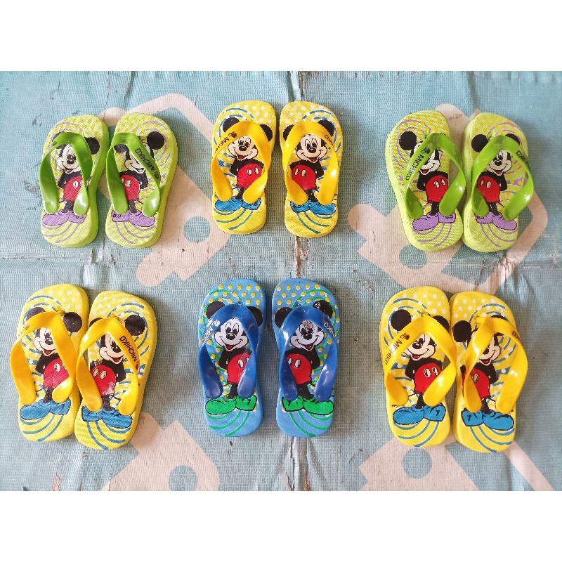 SANDAL JEPIT ANAK MICHIKO DONAL & MICHEY MOUSE