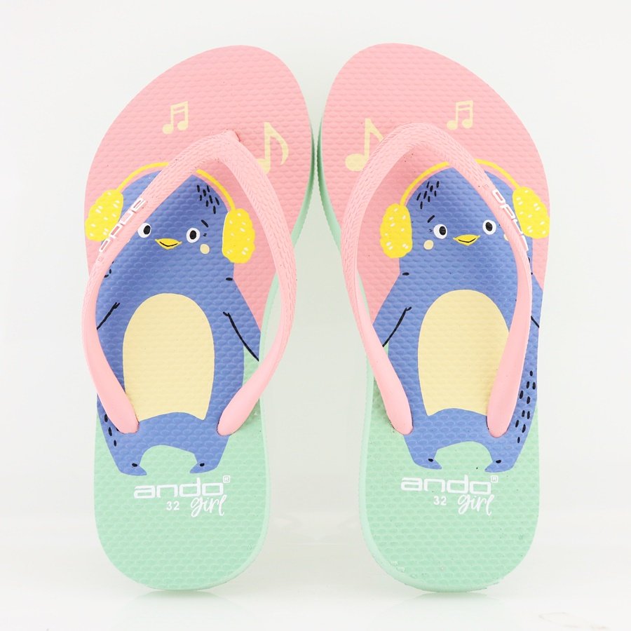 NEW Ando Cloudy Mint - Sandal Jepit  Anak Kecil dan Anak besar Terbaru 2023 Ando Surabaya